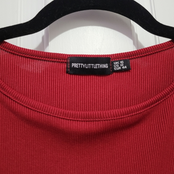 Red Bodycon Dress - Picture 2 of 2